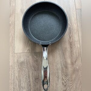 Heritage The Rock Non-Stick Black Frying Pan with Silver Handle 10”